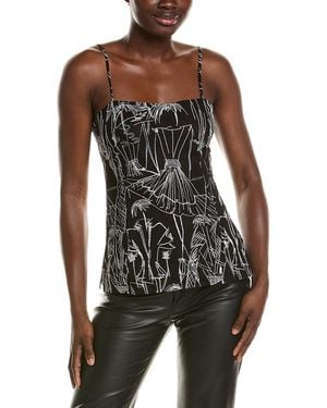 Akris Silk-Blend Textured Blouse - Black