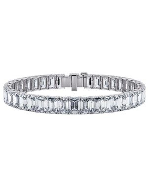 Lab Grown Diamonds 14K 33.50 Ct. Tw. Lab-Grown Diamond Tennis Bracelet - White
