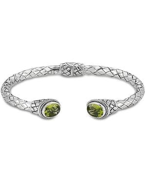 Samuel B. 5.00 Ct. Tw. Peridot Bracelet - Metallic