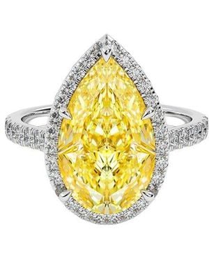 VOWE 14K 4.50 Ct. Tw. Lab-Grown Diamond Ring - Metallic