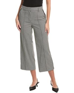 Jonathan Simkhai Miki Cropped Button Hem Pant - Grey