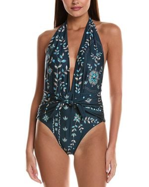 Agua Bendita Relicario One-Piece - Blue