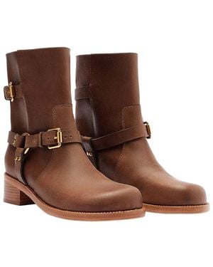 FARM Rio Leather Boot - Brown