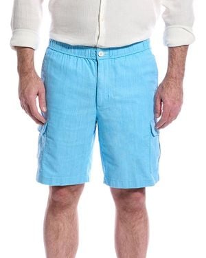 Tommy Bahama Linen The Dream Linen-Blend Cargo Short - Blue