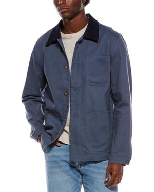 Slate & Stone Brushed Workwear Jacket - Blue
