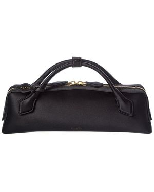 Alaïa Alaïa Le Teckel Satin Clutch - Blue