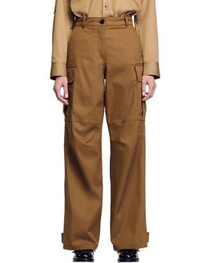 Sandro Basic Pant - Natural