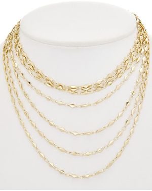 Rachel Reinhardt Jewelry 14k Plated Necklace - White