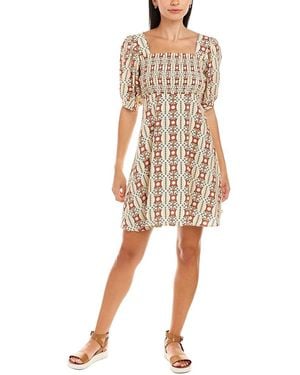 Traffic People Tala Mini Dress - Natural