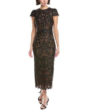 Marchesa Noho Cocktail Dress - Green