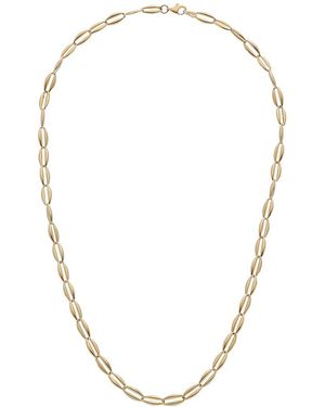 Italian Gold 14K Necklace - Metallic