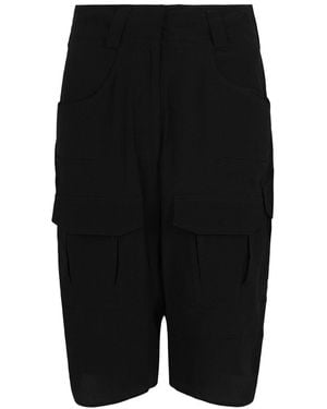 Givenchy Silk Cargo Short - Black