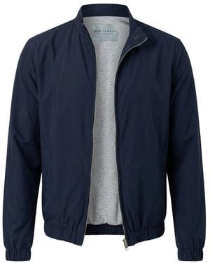Ron Tomson Harrington Bomber Jacket - Blue