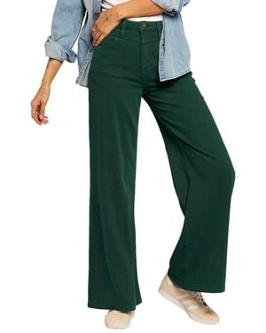 Current/Elliott The Timeless Amazon Wide Leg Jean - Green