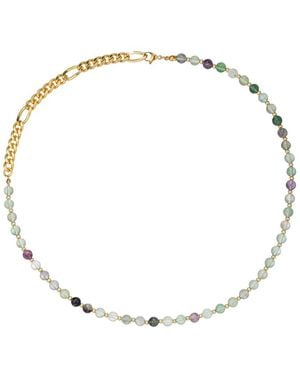 Eye Candy LA Paisley Necklace - Metallic