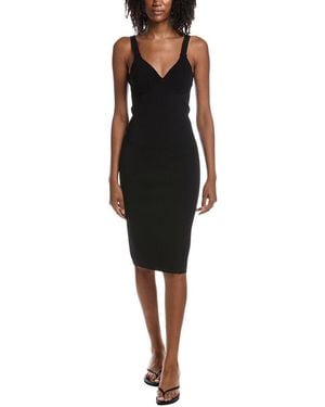 L'Agence Jimena Mini Dress - Black