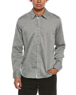 Rag & Bone Tomlin Dobby Shirt - Grey