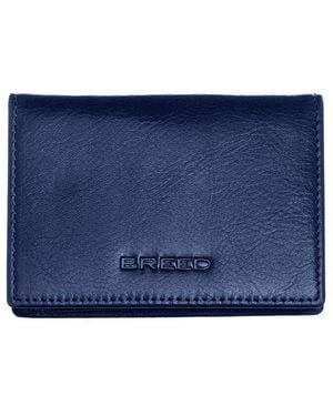 Breed Porter Leather Wallet - Blue