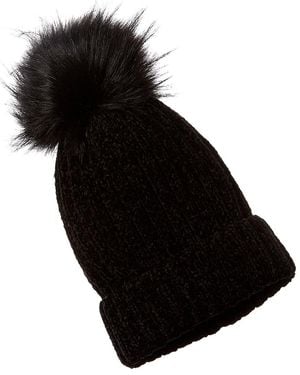 La Fiorentina Basic Knit Beanie - Black