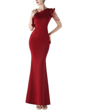 KALINNU Maxi Dress - Red