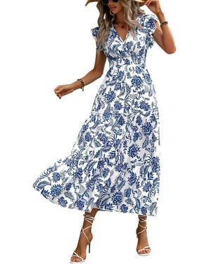 CAMILA BLANCO Mini Dress - Blue