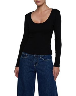 L'Agence Scarlet Top - Black