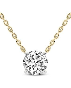 Lab Grown Diamonds 14K 3.00 Ct. Tw. Lab-Grown Diamond Necklace - Metallic