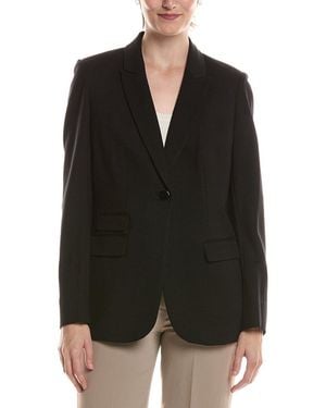 Anne Klein Triple Pocket Blazer - Black