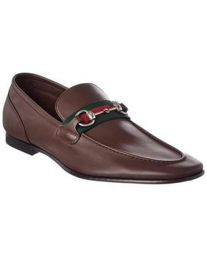 Gucci Como Leather Loafer - Brown