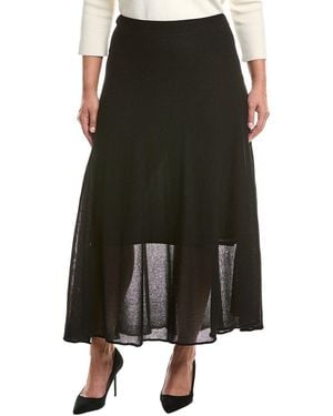 Marina Rinaldi Plus Dalmata Knitted Skirt - Black