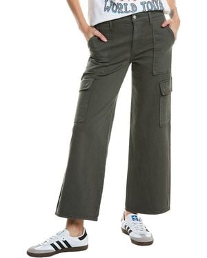 Hudson Jeans Rosalie Climbing Ivy High-rise Wide Leg Cargo Jean - Green