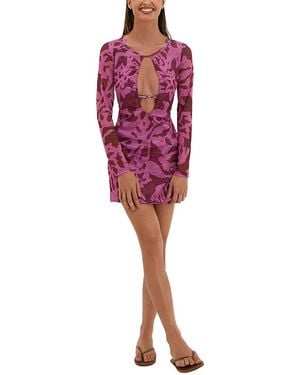 ViX Cleo Sheer Cover-up - Red
