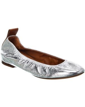 Lanvin Leather Flat - Brown