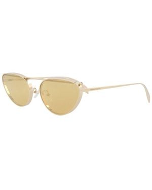 McQueen Am0424S 62Mm Sunglasses - White