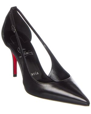 Christian Louboutin Apostrophoric 80 Leather Pump - Black