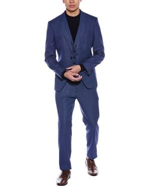 BOSS 2Pc Wool Suit - Blue