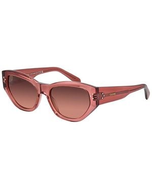 Celine Bold 3 Dots 54Mm Sunglasses - Red