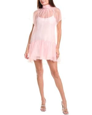 Jonathan Simkhai Beaux Tiered Mini Dress - Pink