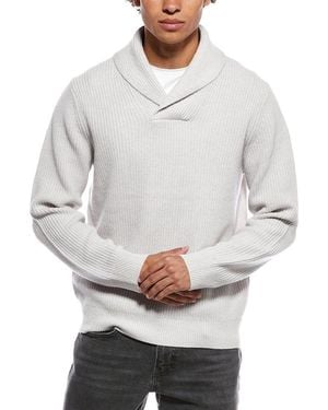 Vince Shaker Wool & Cashmere-Blend Sweater - Gray