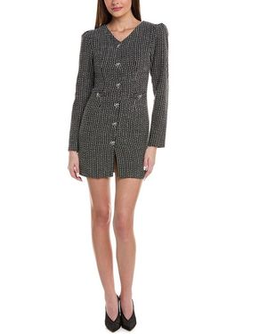 Lea & Viola Tweed Mini Dress - Black