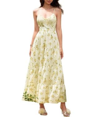 Amanda Royal Maxi Dress - Yellow