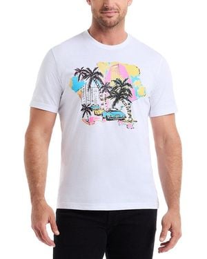 Robert Graham Tropical City Knit Shirt - White