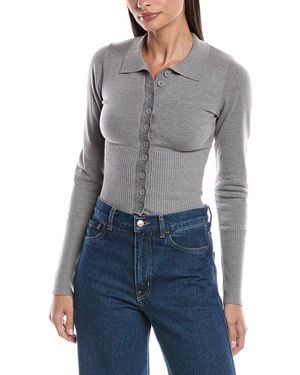 Femme Society Blouse - Gray
