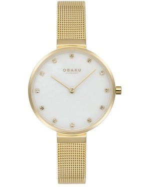 Obaku Analog Watch - Metallic