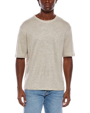 Isaia Linen Jersey T-Shirt - Grey