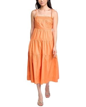 Lost + Wander Paradiso Midi Dress - Orange