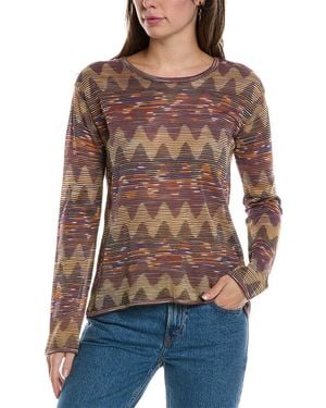 Missoni Missoni Wool-Blend Top - Red