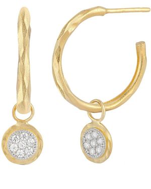Reiss 14k 0.28 Ct. Tw. Diamond Earrings - Metallic