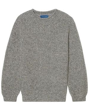 Robert Talbott Cashmere Spencer Rollneck Sweater - Gray