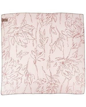 Brunello Cucinelli Silk Scarf - Pink